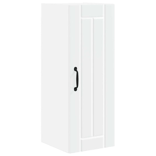 vidaXL Wall Cabinet LUCCA White 30 x 31 x 80 cm Engineered Wood