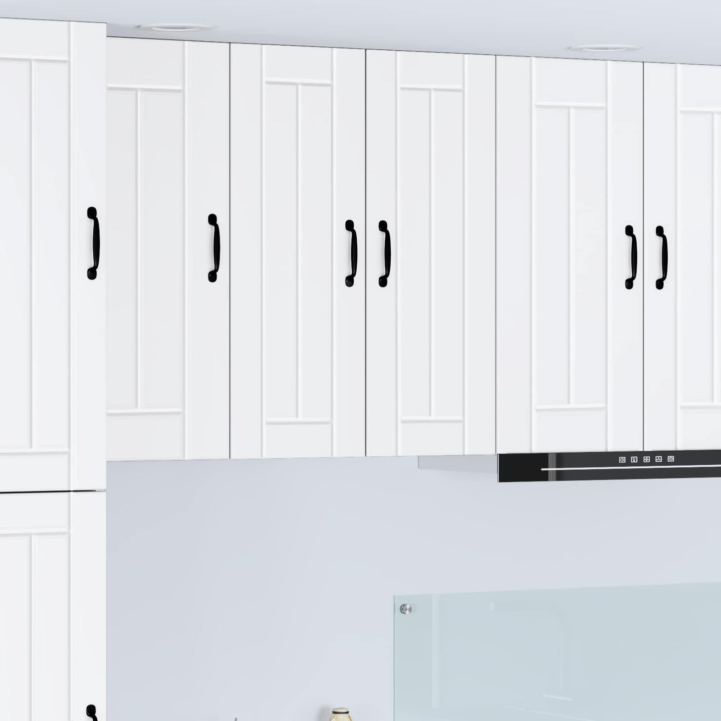 vidaXL Wall Cabinet LUCCA 2 pcs White 30 x 31 x 80 cm Engineered Wood