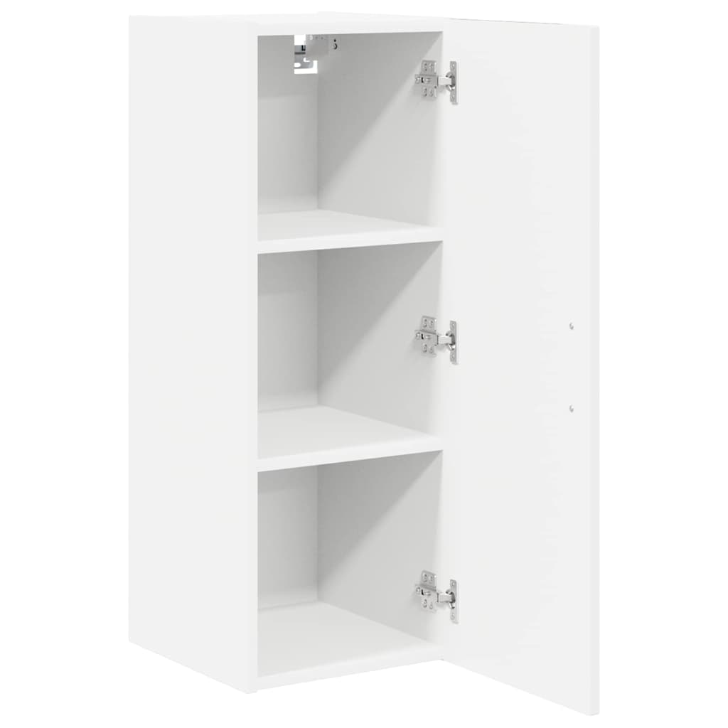 vidaXL Wall Cabinet LUCCA 2 pcs White 30 x 31 x 80 cm Engineered Wood