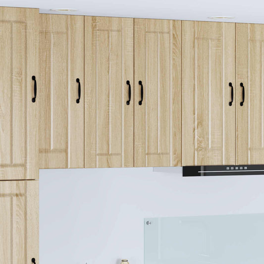 vidaXL Wall Cabinet LUCCA Sonoma Oak 30 x 31 x 80 cm Engineered Wood