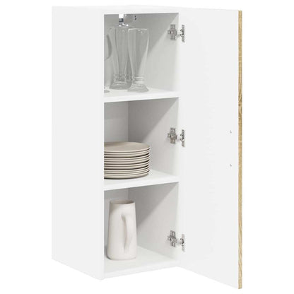 vidaXL Wall Cabinet LUCCA Sonoma Oak 30 x 31 x 80 cm Engineered Wood