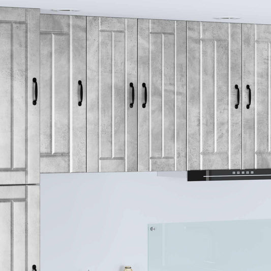 vidaXL Wall Cabinet LUCCA Concrete Grey 30 x 31 x 80 cm