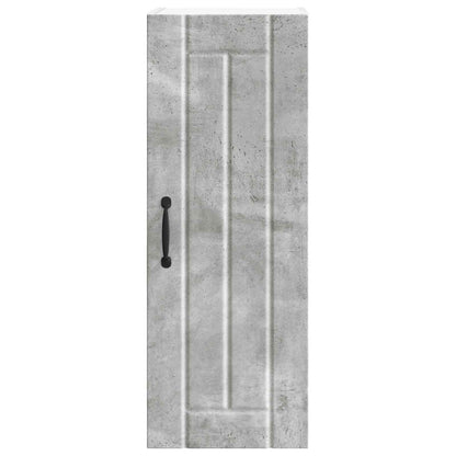 vidaXL Wall Cabinet LUCCA Concrete Grey 30 x 31 x 80 cm