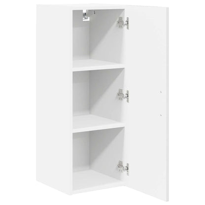 vidaXL Wall Cabinet LUCCA High Gloss White 30 x 31 x 80 cm