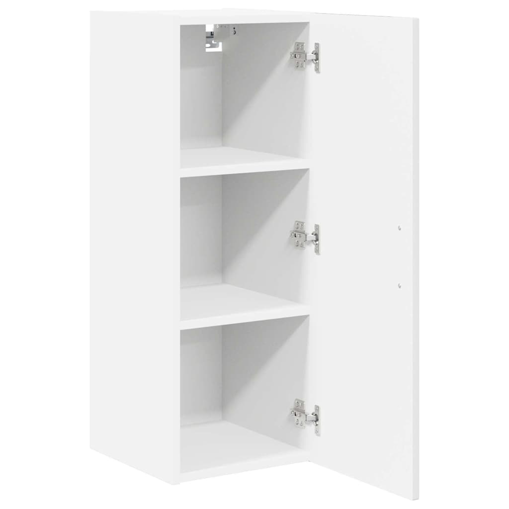 vidaXL Wall Cabinet LUCCA 2 pcs High Gloss White 30 x 31 x 80 cm