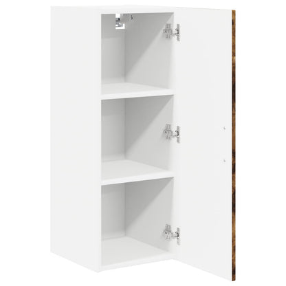 vidaXL Wall Cabinet LUCCA 2 pcs Smoked Oak 30 x 31 x 80 cm