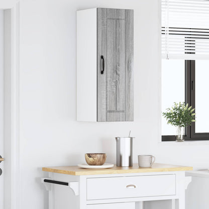 vidaXL Wall Cabinet LUCCA Grey Sonoma 30 x 31 x 80 cm Engineered Wood