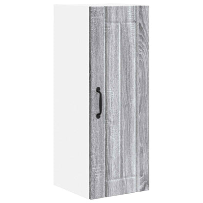 vidaXL Wall Cabinet LUCCA Grey Sonoma 30 x 31 x 80 cm Engineered Wood