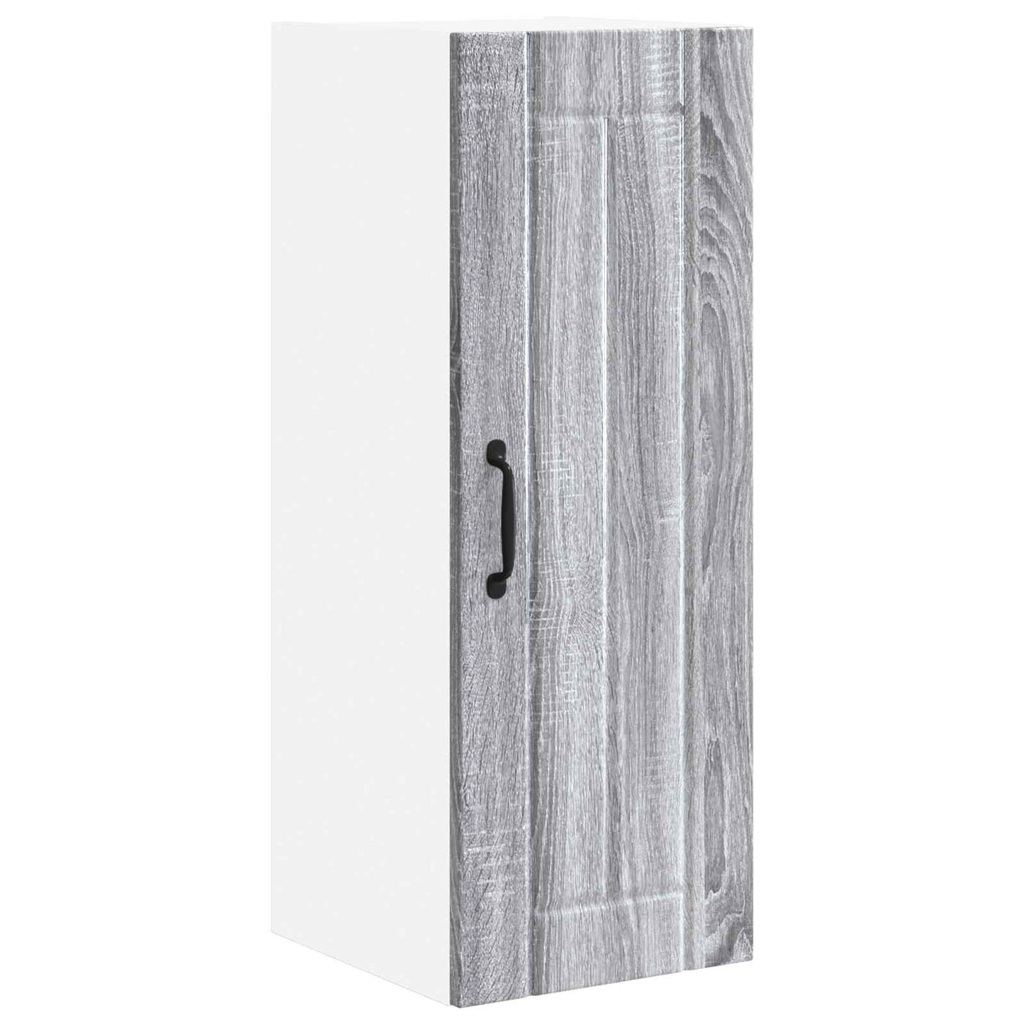 vidaXL Wall Cabinet LUCCA Grey Sonoma 30 x 31 x 80 cm Engineered Wood