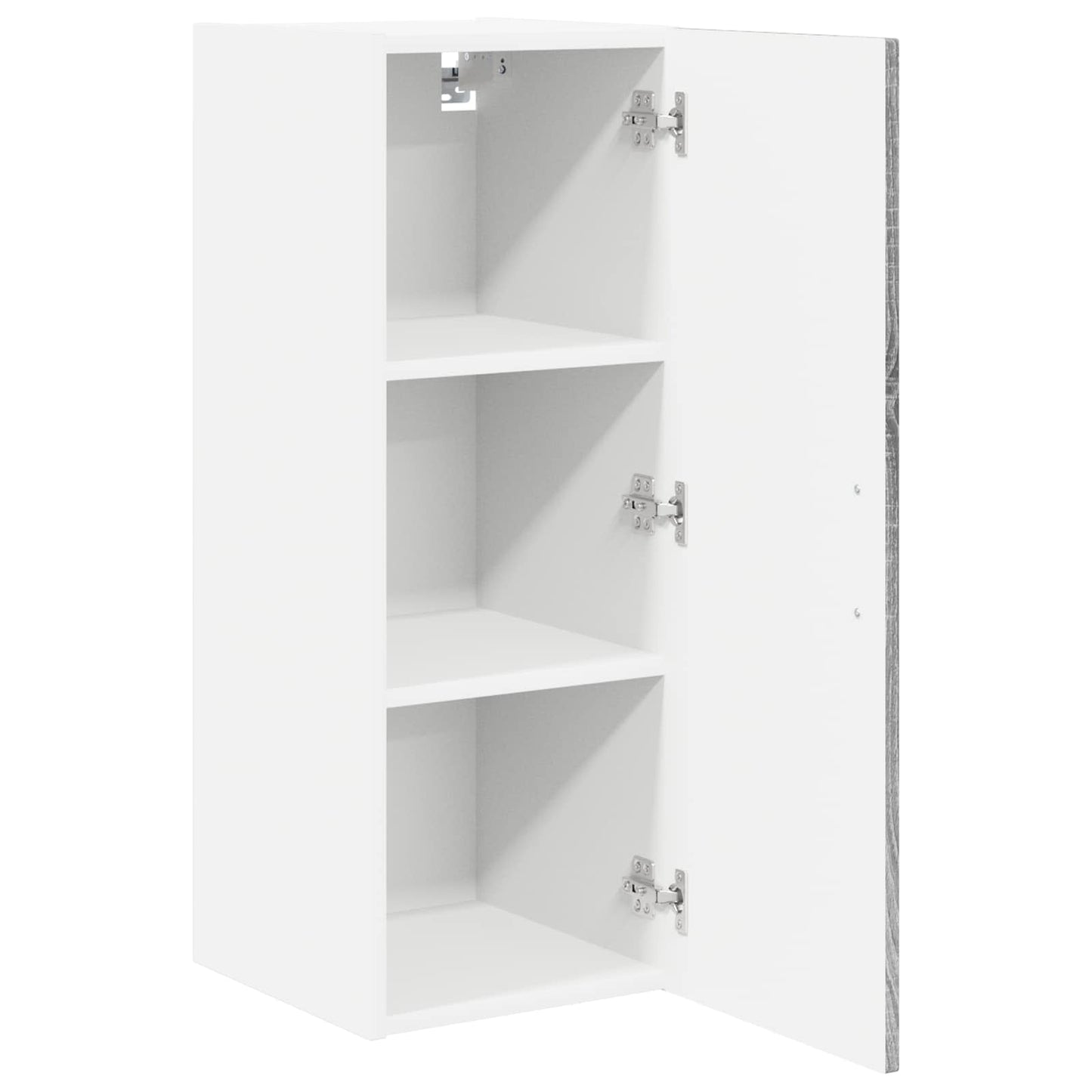 vidaXL Wall Cabinet LUCCA 2 pcs Grey Sonoma 30 x 31 x 80 cm