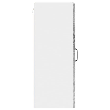 vidaXL Wall Cabinet LUCCA 2 pcs Grey Sonoma 30 x 31 x 80 cm