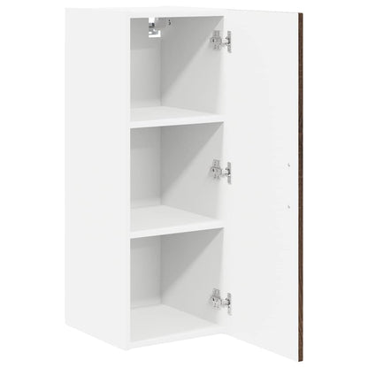 vidaXL Wall Cabinet LUCCA Brown Oak 30 x 31 x 80 cm Engineered Wood