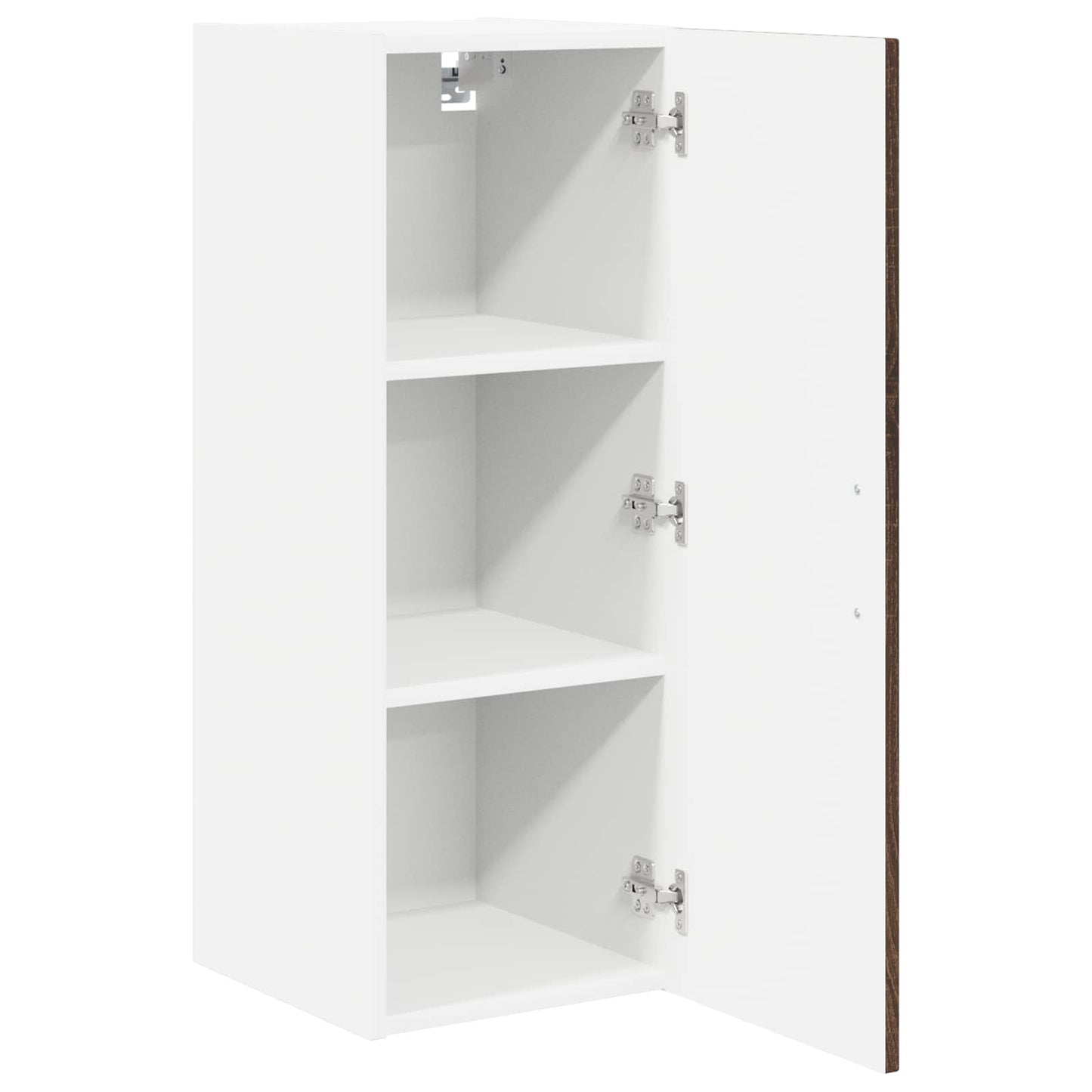 vidaXL Wall Cabinet LUCCA 2 pcs Brown Oak 30 x 31 x 80 cm