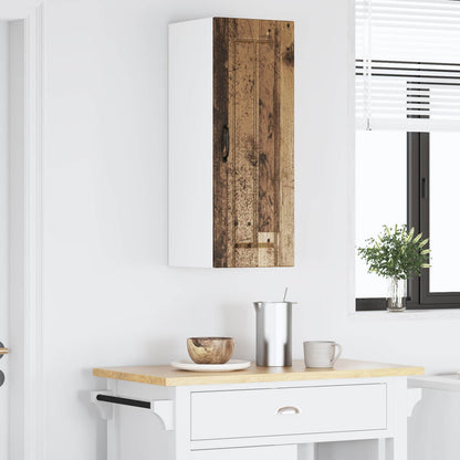 vidaXL Wall Cabinet LUCCA Old Wood 30 x 31 x 80 cm Engineered Wood