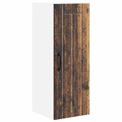 vidaXL Wall Cabinet LUCCA Old Wood 30 x 31 x 80 cm Engineered Wood