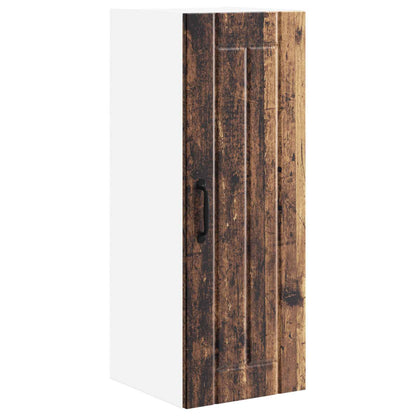 vidaXL Wall Cabinet LUCCA 2 pcs Old Wood 30 x 31 x 80 cm