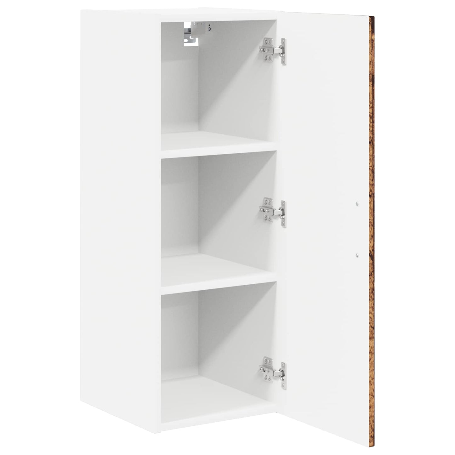 vidaXL Wall Cabinet LUCCA 2 pcs Old Wood 30 x 31 x 80 cm