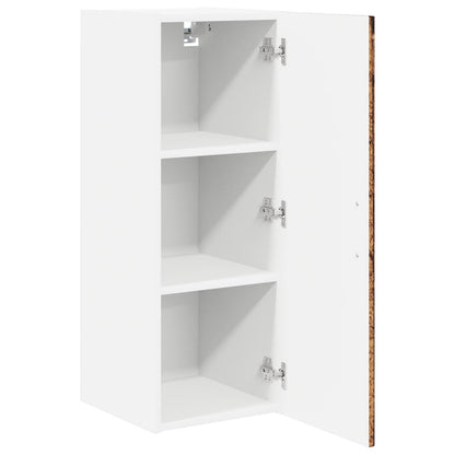vidaXL Wall Cabinet LUCCA 2 pcs Old Wood 30 x 31 x 80 cm