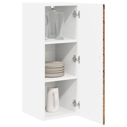 vidaXL Wall Cabinet LUCCA 2 pcs Old Wood 30 x 31 x 80 cm