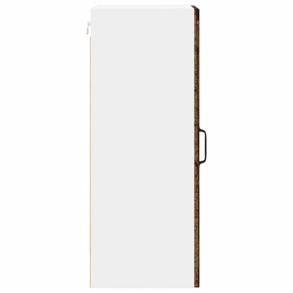 vidaXL Wall Cabinet LUCCA 2 pcs Old Wood 30 x 31 x 80 cm