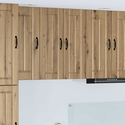 vidaXL Wall Cabinet LUCCA Artisan Oak 30 x 31 x 80 cm Engineered Wood