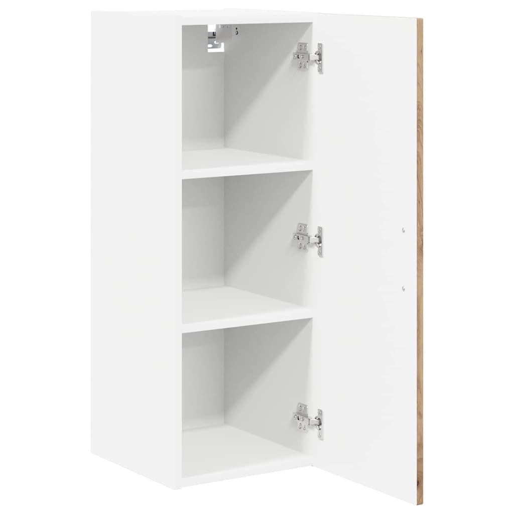 vidaXL Wall Cabinet LUCCA Artisan Oak 30 x 31 x 80 cm Engineered Wood
