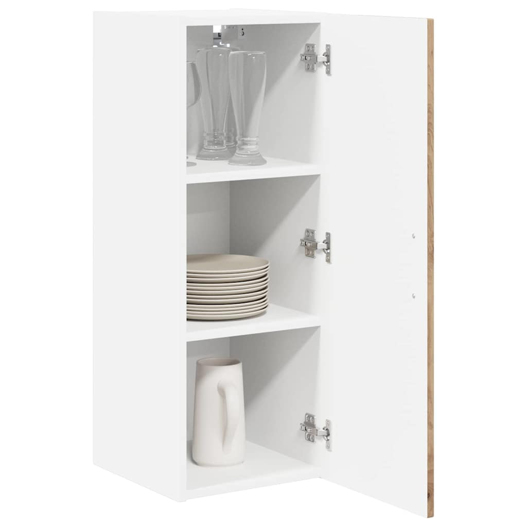 vidaXL Wall Cabinet LUCCA Artisan Oak 30 x 31 x 80 cm Engineered Wood