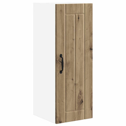 vidaXL Wall Cabinet LUCCA 2 pcs Artisan Oak Engineered Wood