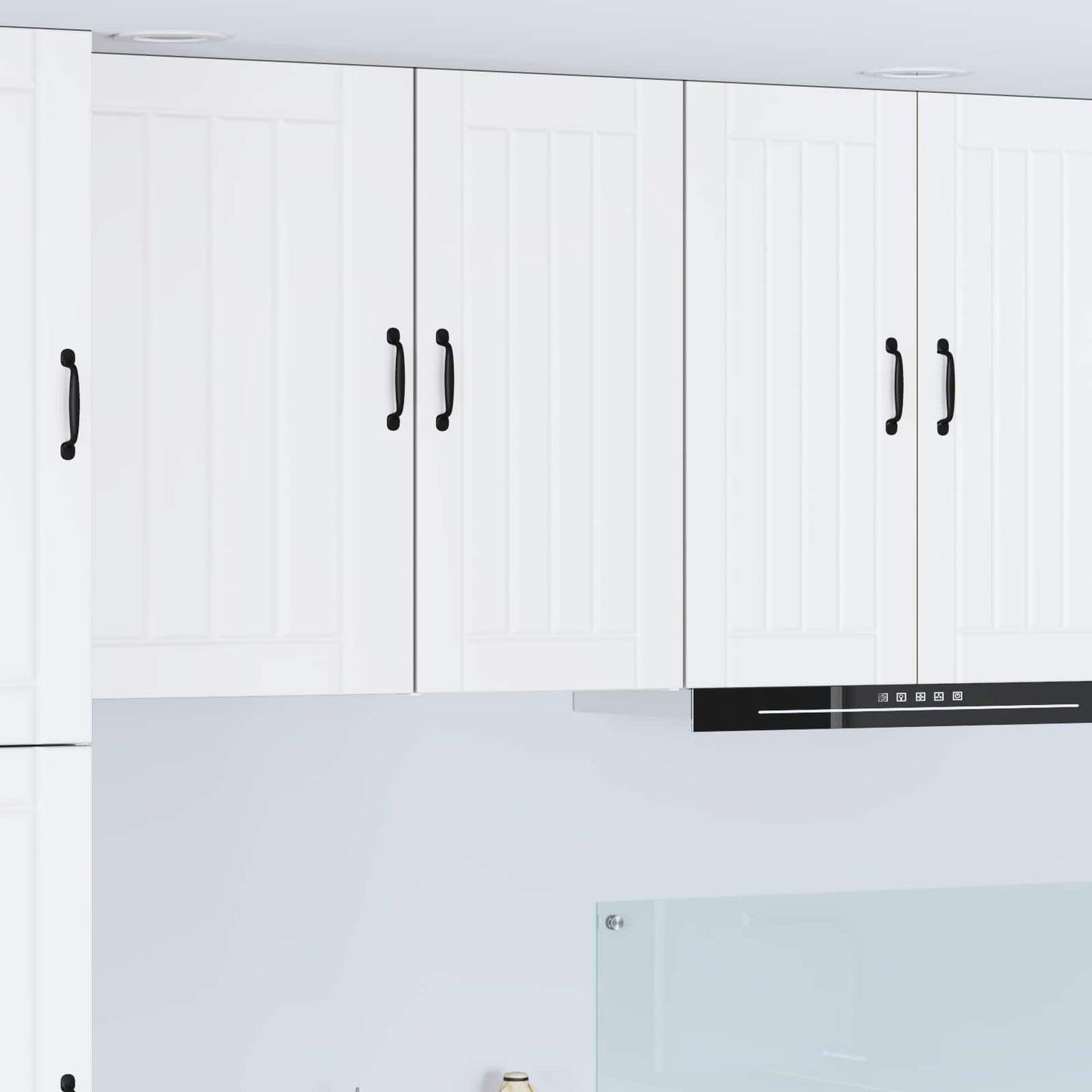 vidaXL Wall Cabinet LUCCA White 40 x 31 x 80 cm Engineered Wood