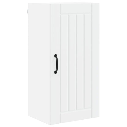 vidaXL Wall Cabinet LUCCA White 40 x 31 x 80 cm Engineered Wood