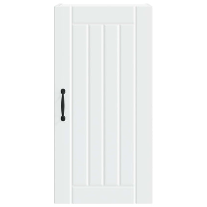 vidaXL Wall Cabinet LUCCA White 40 x 31 x 80 cm Engineered Wood