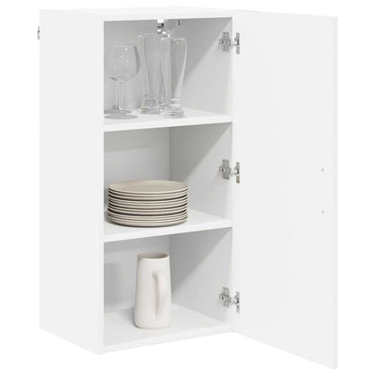 vidaXL Wall Cabinet LUCCA White 40 x 31 x 80 cm Engineered Wood