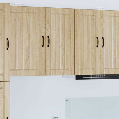 vidaXL Wall Cabinet LUCCA Sonoma Oak 40 x 31 x 80 cm Engineered Wood
