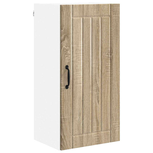 vidaXL Wall Cabinet LUCCA Sonoma Oak 40 x 31 x 80 cm Engineered Wood