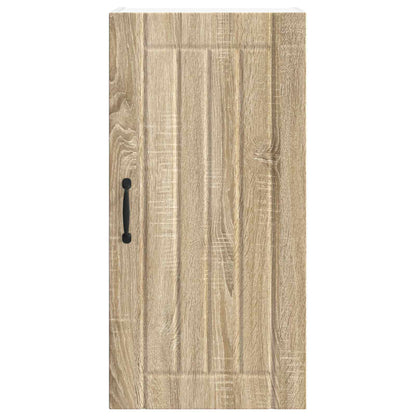 vidaXL Wall Cabinet LUCCA Sonoma Oak 40 x 31 x 80 cm Engineered Wood