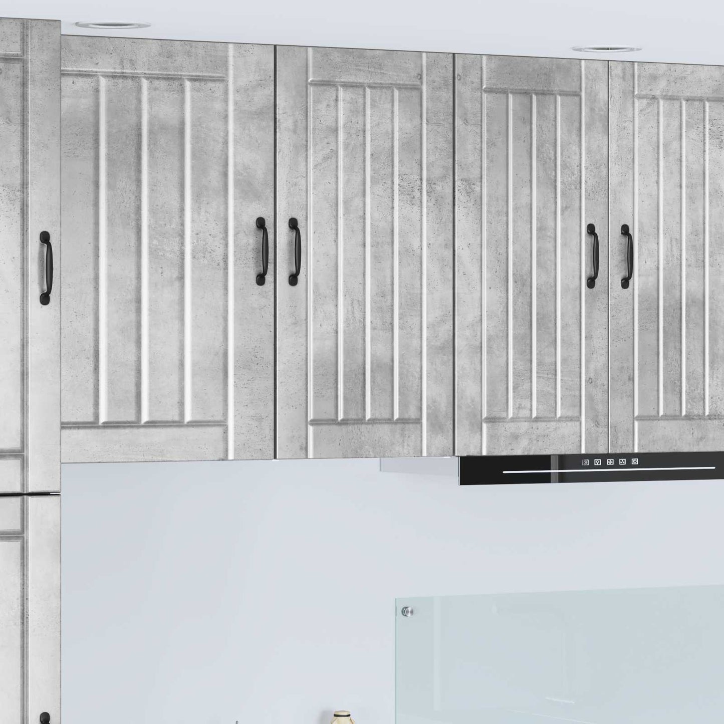 vidaXL Wall Cabinet LUCCA Concrete Grey 40 x 31 x 80 cm