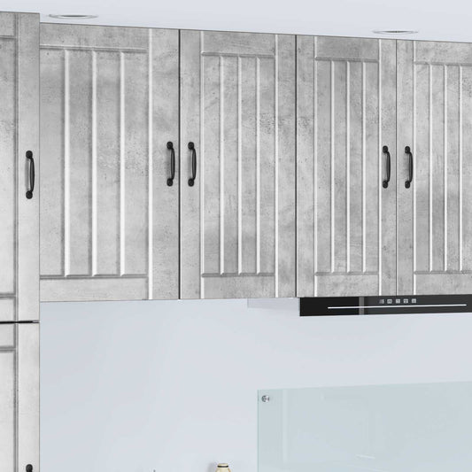 vidaXL Wall Cabinet LUCCA Concrete Grey 40 x 31 x 80 cm