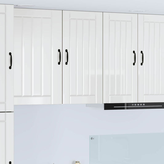 vidaXL Wall Cabinet LUCCA High Gloss White 40 x 31 x 80 cm