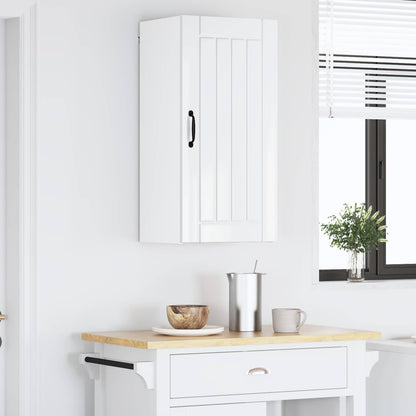 vidaXL Wall Cabinet LUCCA High Gloss White 40 x 31 x 80 cm