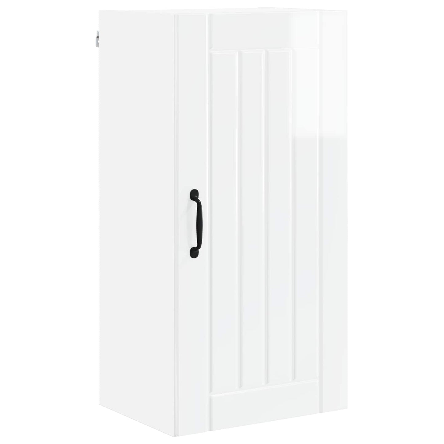 vidaXL Wall Cabinet LUCCA High Gloss White 40 x 31 x 80 cm