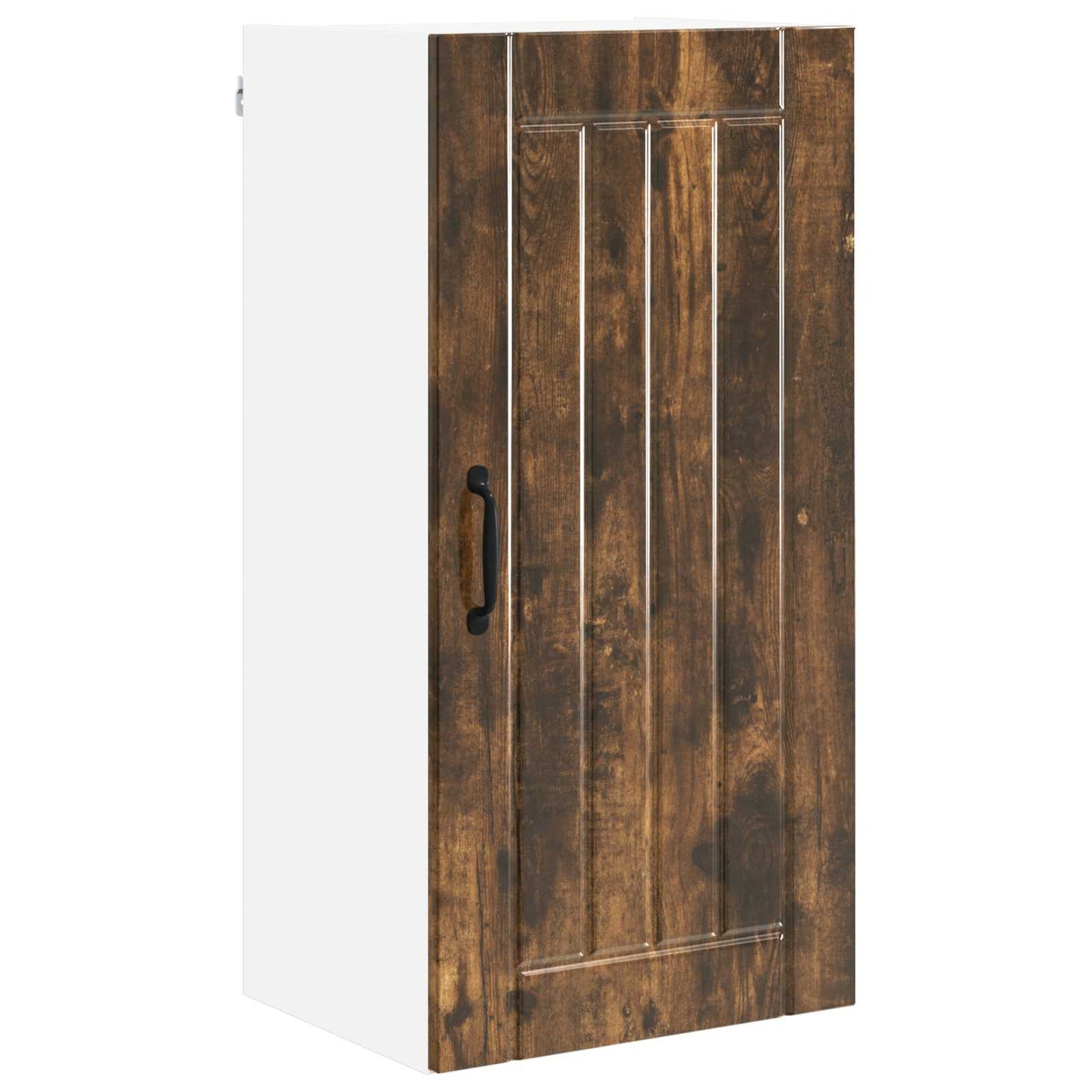vidaXL Wall Cabinet LUCCA Smoked Oak 40 x 31 x 80 cm Engineered Wood