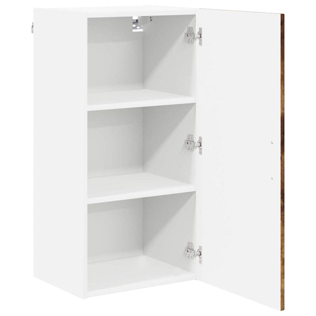 vidaXL Wall Cabinet LUCCA Smoked Oak 40 x 31 x 80 cm Engineered Wood