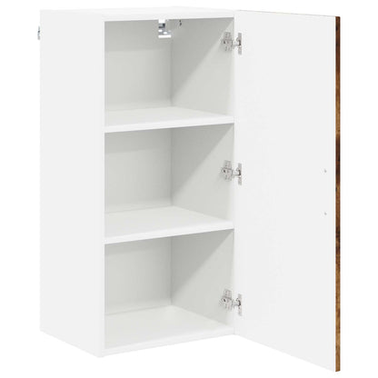 vidaXL Wall Cabinet LUCCA Smoked Oak 40 x 31 x 80 cm Engineered Wood