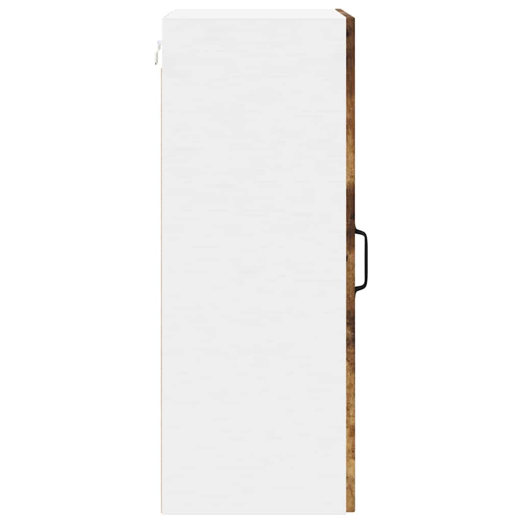 vidaXL Wall Cabinet LUCCA Smoked Oak 40 x 31 x 80 cm Engineered Wood