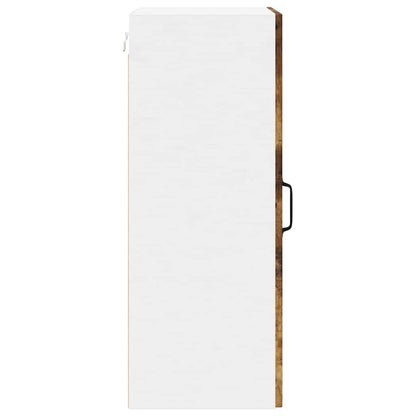 vidaXL Wall Cabinet LUCCA Smoked Oak 40 x 31 x 80 cm Engineered Wood