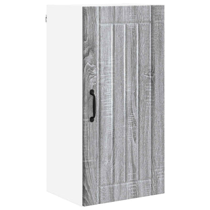 vidaXL Wall Cabinet LUCCA Grey Sonoma 40 x 31 x 80 cm Engineered Wood