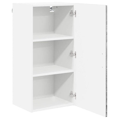 vidaXL Wall Cabinet LUCCA Grey Sonoma 40 x 31 x 80 cm Engineered Wood