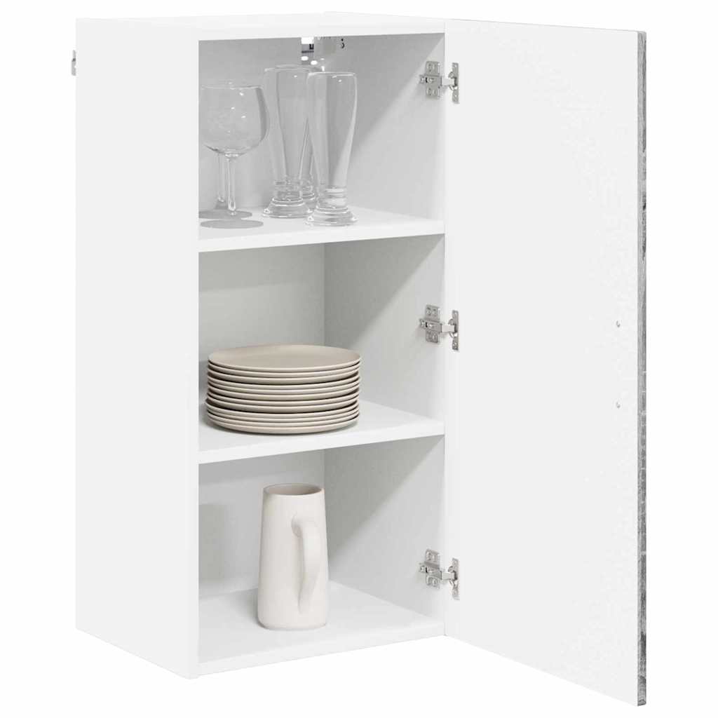 vidaXL Wall Cabinet LUCCA Grey Sonoma 40 x 31 x 80 cm Engineered Wood