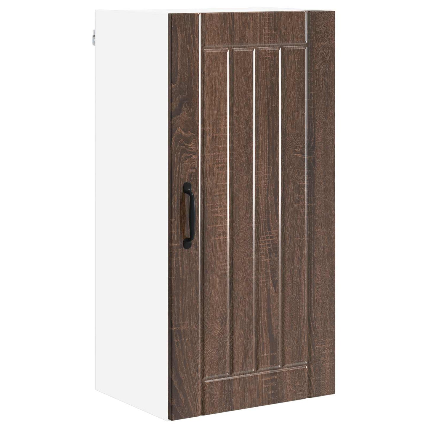 vidaXL Wall Cabinet LUCCA Brown Oak 40 x 31 x 80 cm Engineered Wood