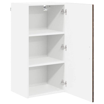 vidaXL Wall Cabinet LUCCA Brown Oak 40 x 31 x 80 cm Engineered Wood